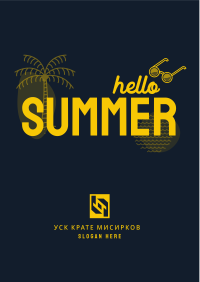 Hello Summer Flyer Image Preview