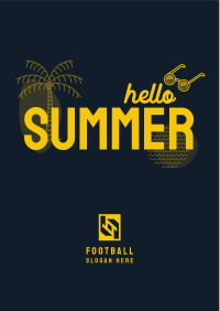 Hello Summer Flyer Design