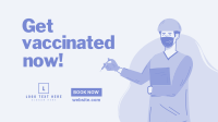 Time to Vaccinate Facebook Event Cover Design