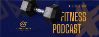 Modern Fitness Podcast Facebook Cover Design