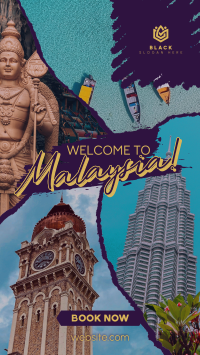 Welcome to Malaysia Facebook story Image Preview