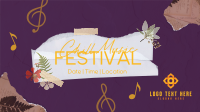 Mellow Music and Chill Facebook Event Cover Design