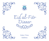 Fancy Eid Dinner Facebook Post Design