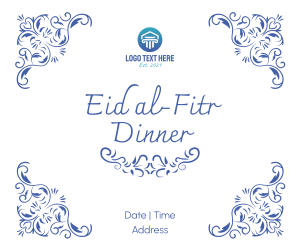 Fancy Eid Dinner Facebook post