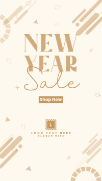 New Year Blob Sale Instagram story Image Preview