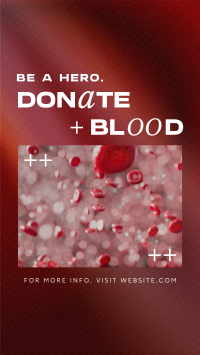 Modern Blood Donation YouTube short Image Preview