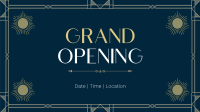 Art Deco Grand Opening Facebook Event Cover Image Preview