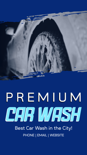 Premium Car Wash Facebook story Image Preview