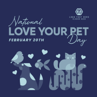 National Love Your Pet Day Instagram post Image Preview
