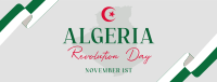 Algerian Revolution Facebook Cover Design