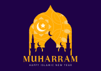 Happy Muharram Postcard Image Preview