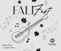 Fall Music Fest Facebook Post Design