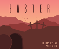 He Has Risen Facebook post Image Preview
