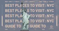 Best Places to Visit in New York City Facebook ad Image Preview