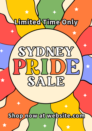 Vibrant Sydney Pride Sale Flyer Image Preview