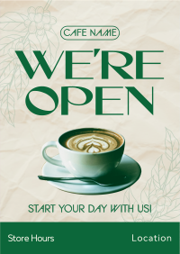 Minimalist Coffee Menu Poster Preview
