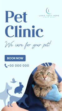 Bright Pet Clinic Facebook Story Design