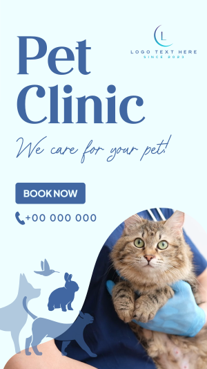 Bright Pet Clinic Facebook story Image Preview