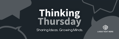 Minimalist Thinking Thursday Twitter Header Image Preview