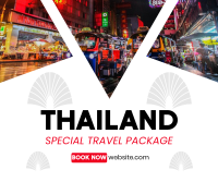 Thailand Travel Package Facebook Post Design