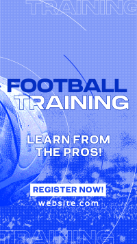 Textured Pro Football Training TikTok Video Image Preview