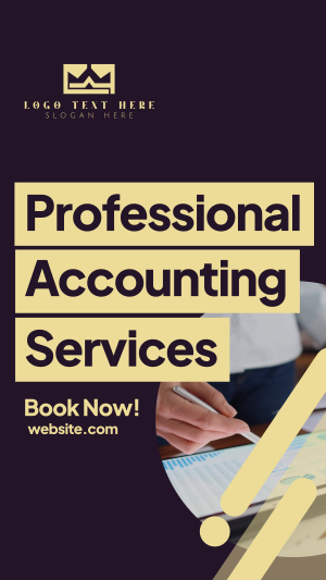 Accounting Services Available Facebook story Image Preview