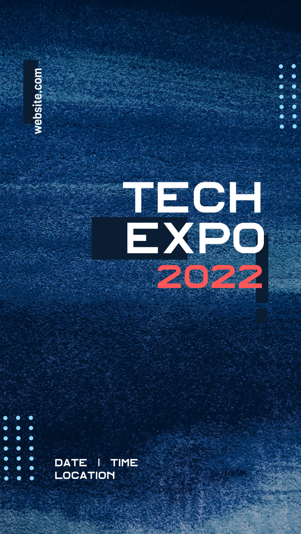 Tech Expo Instagram Story Design Image Preview