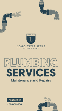 Plumbing Expert Services TikTok video Image Preview