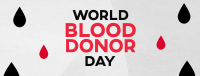 Minimalist Blood Donor Day Facebook cover Image Preview