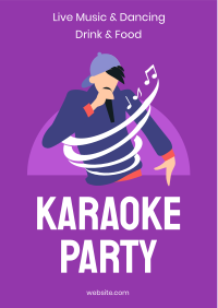 Karaoke Party Flyer Image Preview