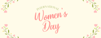 Floral Womens Day Facebook cover Image Preview