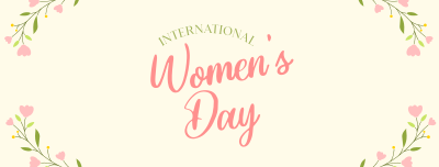Floral Womens Day Facebook cover Image Preview
