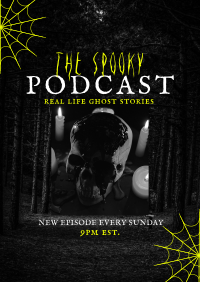 Paranormal Podcast Flyer Design
