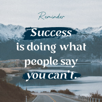 Success Motivational Quote Instagram post Image Preview