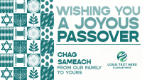 Abstract Geometric Passover Facebook event cover Image Preview