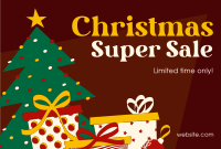 Christmas Super Sale Pinterest Cover Image Preview