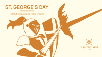 St. George's Battle Knight Facebook Event Cover Design