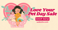 Rustic Love Your Pet Day Facebook Ad Design