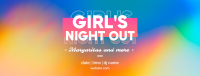 Girl's Night Out Facebook cover Image Preview