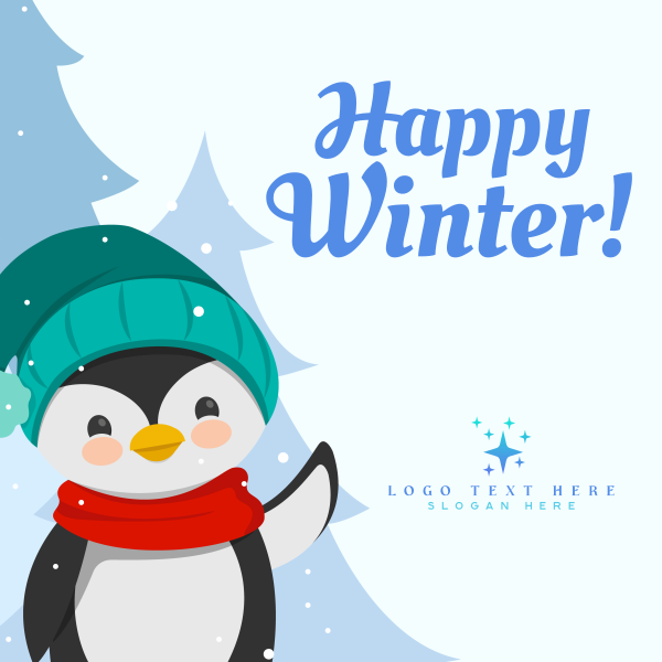 Happy Winter Instagram Post Design Image Preview