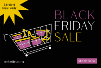 Black Friday Shopping Pinterest Cover Design