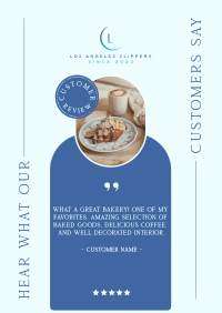 Pastries Customer Review Flyer Design