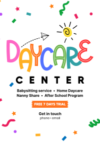 Cute Daycare Flyer Image Preview