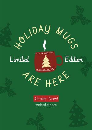 Holiday Mug Flyer Image Preview