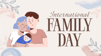 Floral Family Day Facebook Event Cover Design