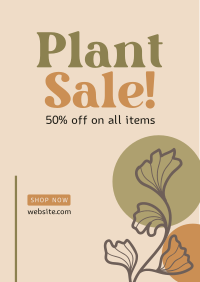Artistic Plant Sale Flyer Image Preview