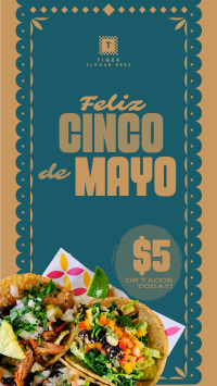 Playful Cinco De Mayo Facebook story Image Preview