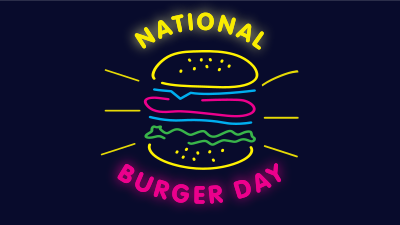Neon Burger Facebook event cover Image Preview