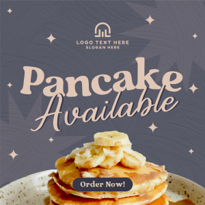 Pancakes Now Available Instagram post Image Preview