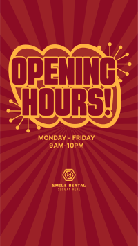 Opening Hours Sticker Facebook story Image Preview